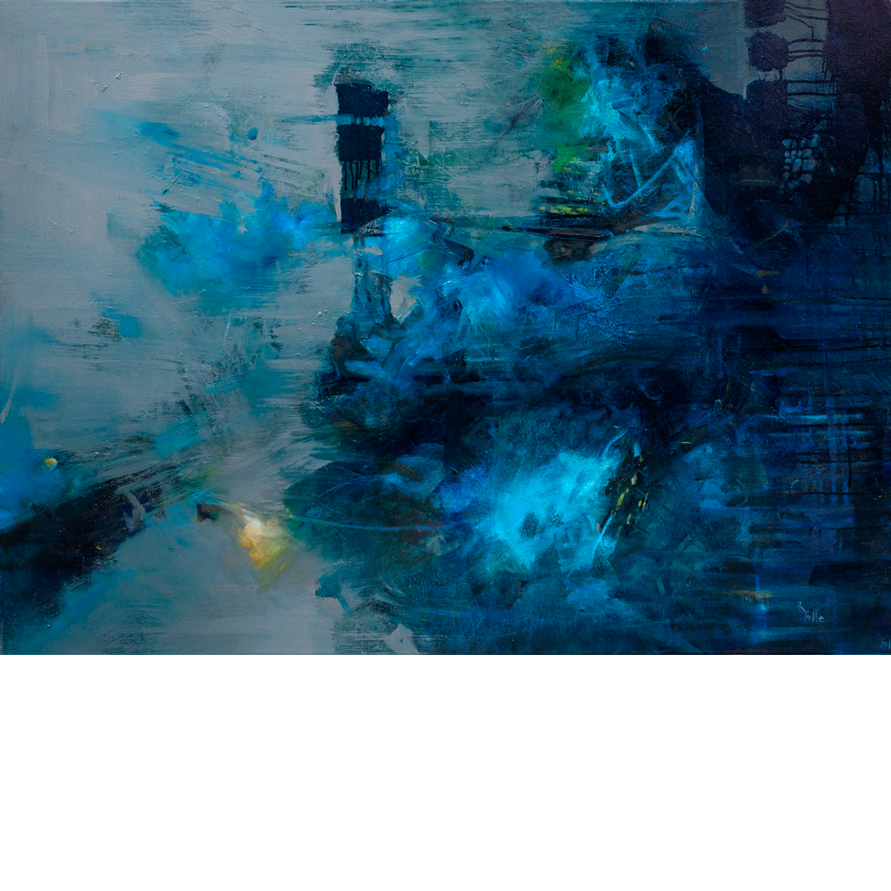 "COHEN'S LAST SONG" oil on canvas, 40x36