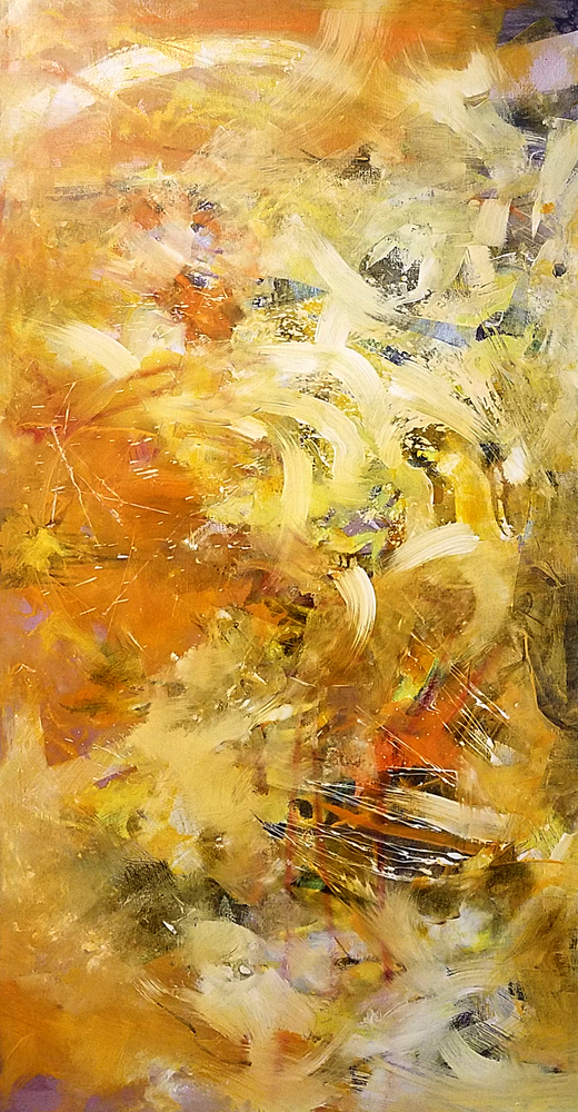 "THE MEMORY OF SUNLIGHT" oil on canvas 24X36