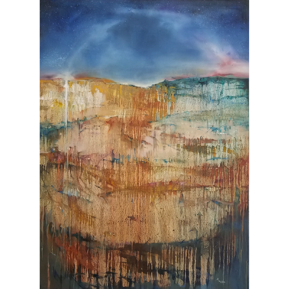 "THE SILENT LAND" oil on canvas 30x40