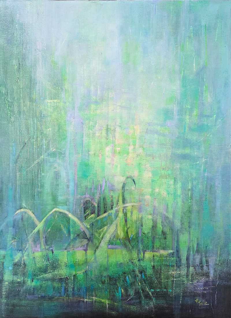 "AN ENDLESS LOOP" oil on canvas 18x24