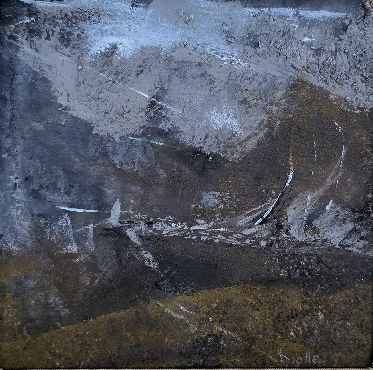North Atlantic Fury, o/cw on paper